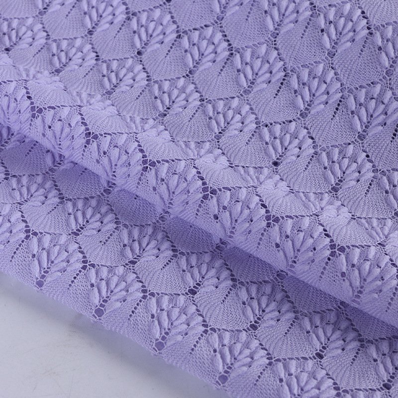 Lace Fabric Eyelet Dress Polyester for Women's Wear Wholesale Supplier 6